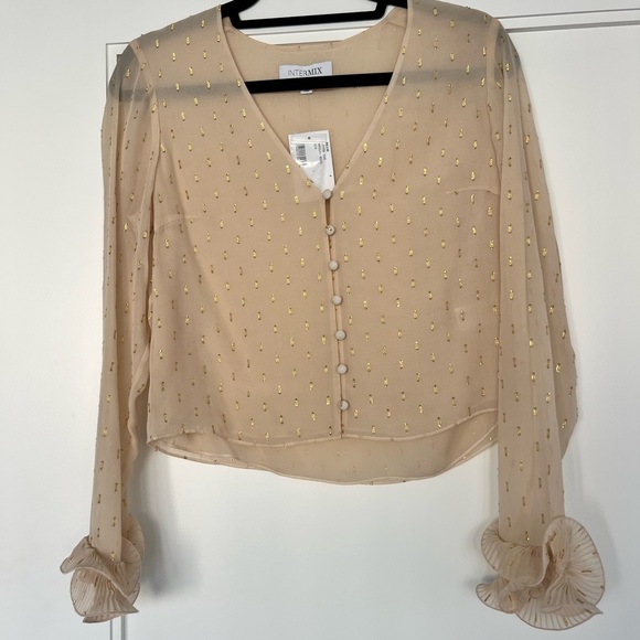 Intermix size 4 blouse nwt - Picture 1 of 4